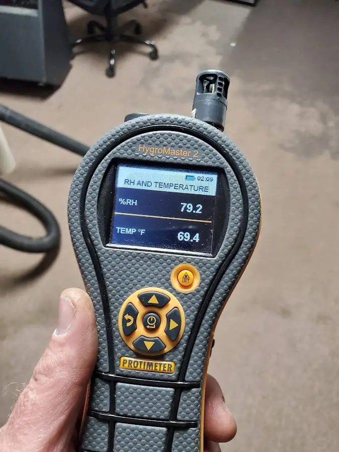 Moisture meter humidity assessment for Fire & Smoke Damage Restoration in Kings Mountain