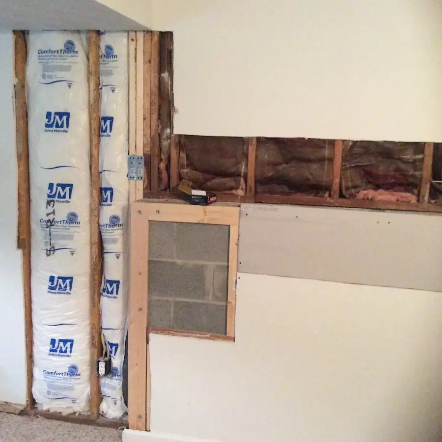 Wall insulation replacement during Structural Drying in Kings Mountain